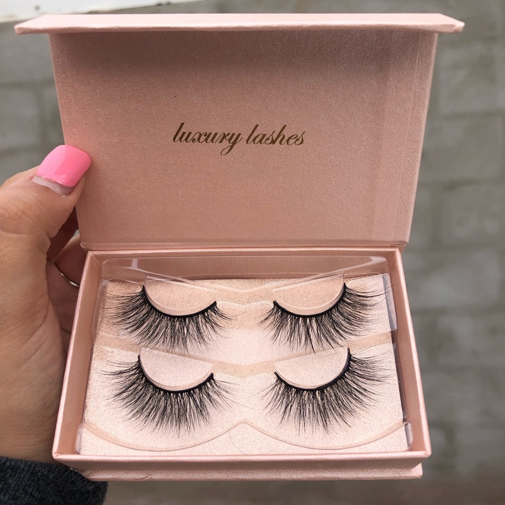 2 pairs faux Mink Eyelashes